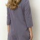 Сукня ромпер сіра з довгим рукавом 