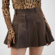 Спідниця-шорти шоколадний мокко 
