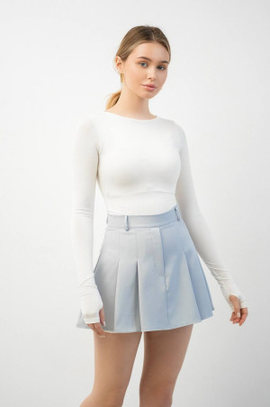 Спідниця-шорти сіра