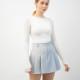 Спідниця-шорти сіра
