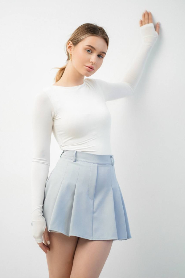 Спідниця-шорти сіра