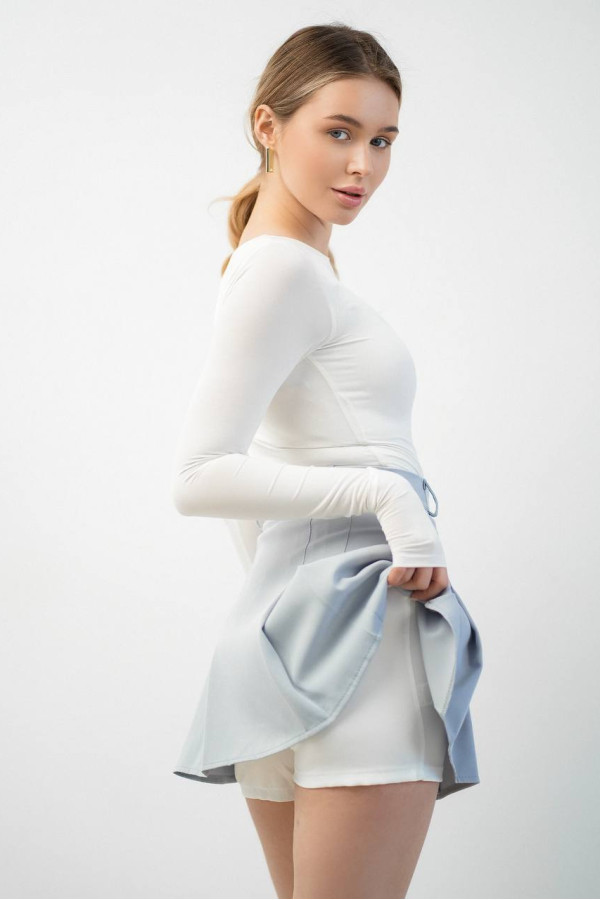 Спідниця-шорти сіра