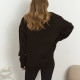 Светр Я Ж ГОВОРИЛА кольору гіркий шоколад 