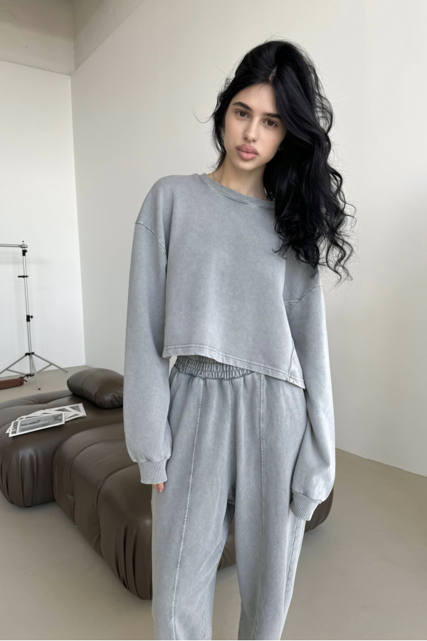 Костюм в стилі Zara світло сірий 