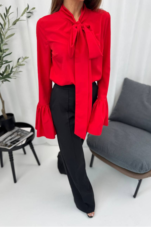 Блуза в стилі Boho червона