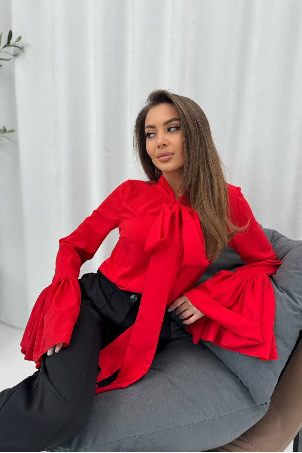 Блуза в стилі Boho червона