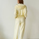 Костюм велюровий лимонний