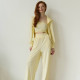 Костюм велюровий лимонний