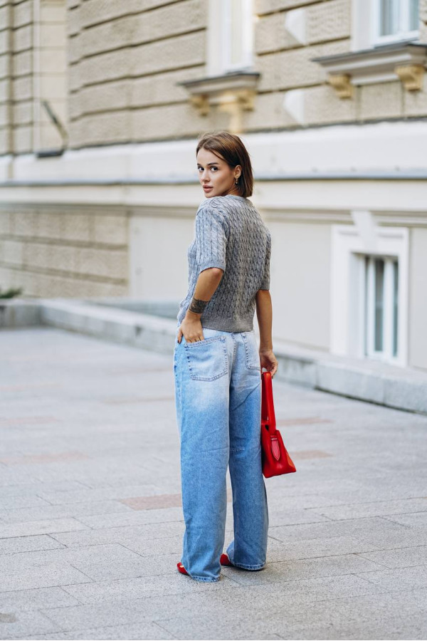 Кардиган в стилі H&M сірий 