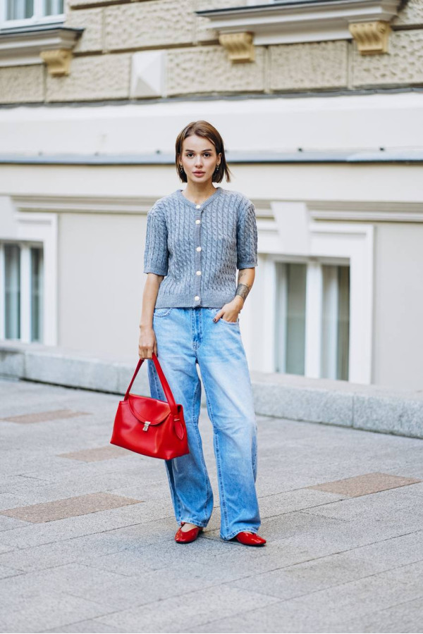 Кардиган в стилі H&M сірий 