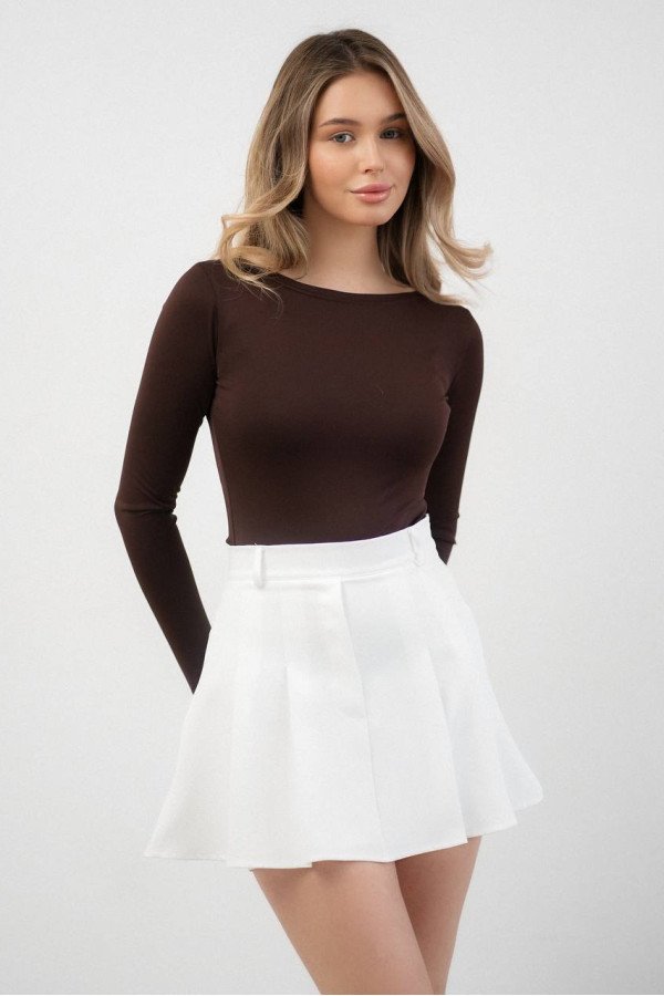 Спідниця-шорти молочна