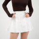 Спідниця-шорти молочна