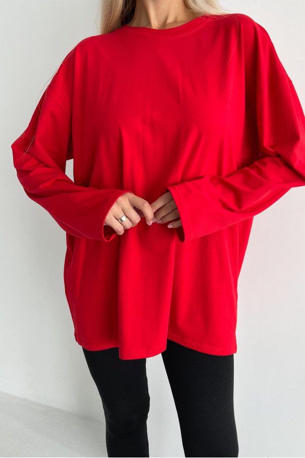 Лонгслів unisex червоний