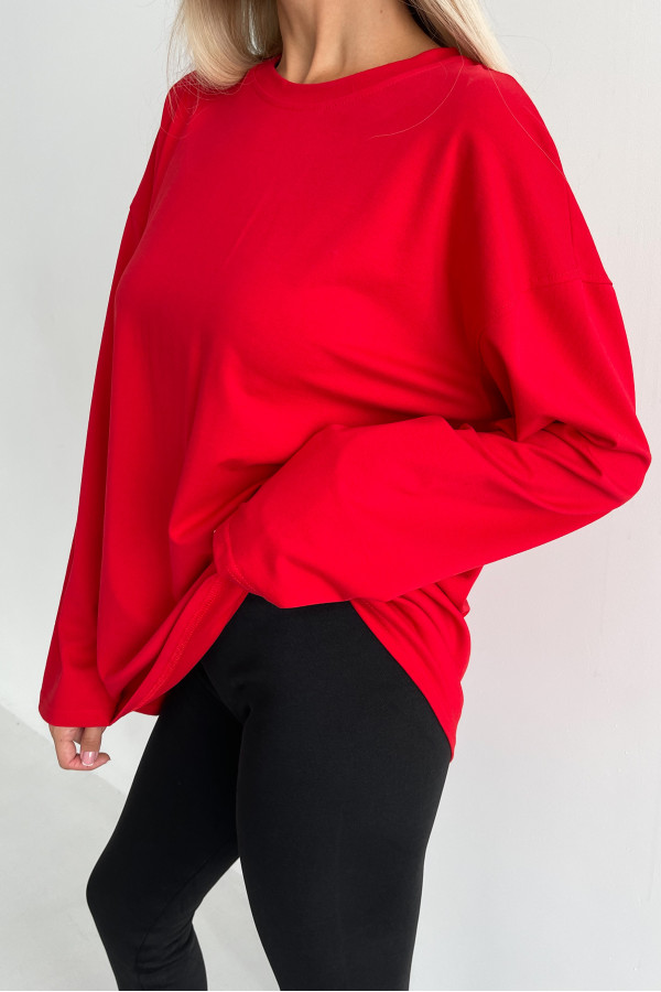 Лонгслів unisex червоний