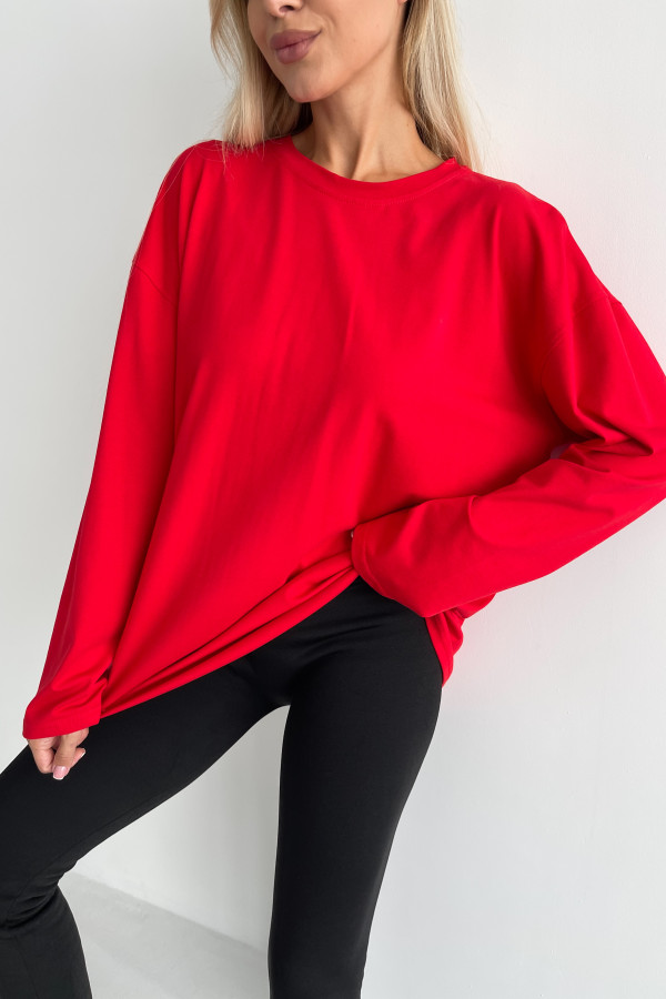 Лонгслів unisex червоний