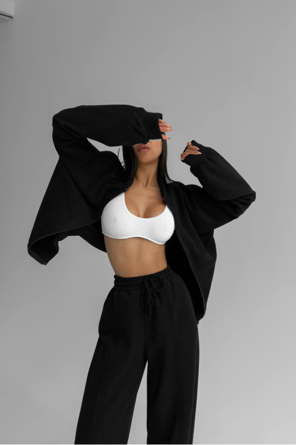 Костюм в стилі Зара чорний