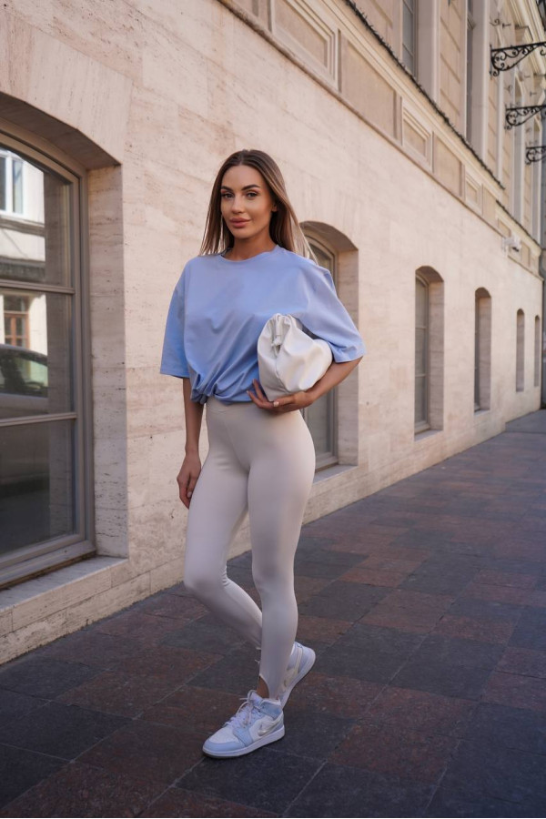 Футболка базова блакитна