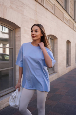 Футболка базова блакитна