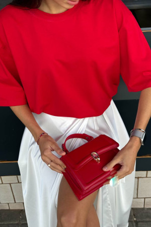 Футболка базова червона 