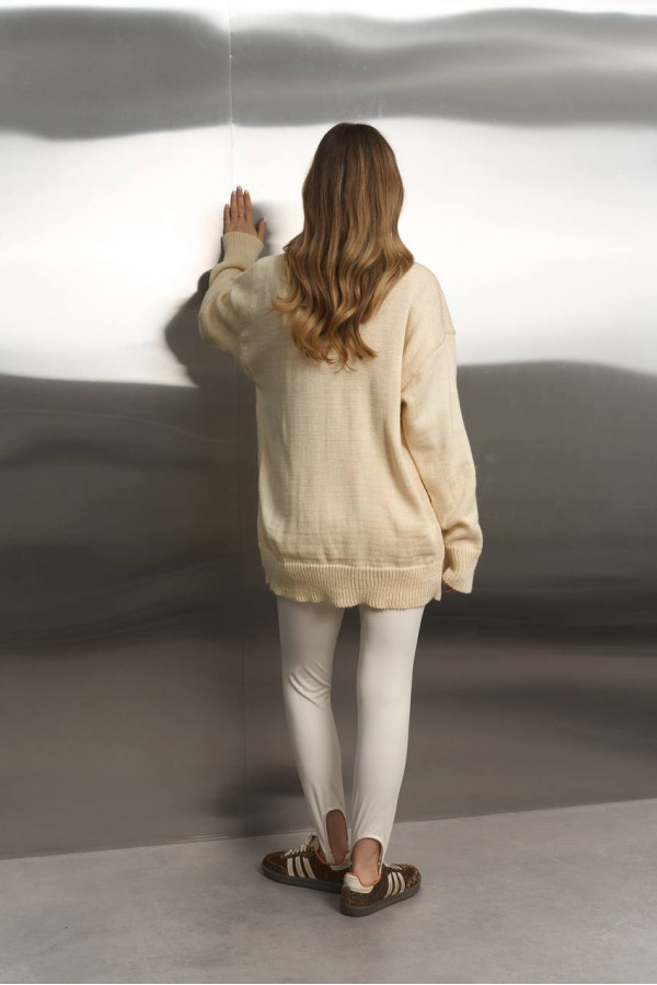 Светр Я Ж ГОВОРИЛА кольору слонова кістка