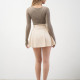 Спідниця-шорти бежева