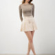 Спідниця-шорти бежева