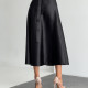 Спідниця міді чорна на запах