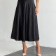 Спідниця міді чорна на запах