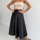 Спідниця міді чорна на запах