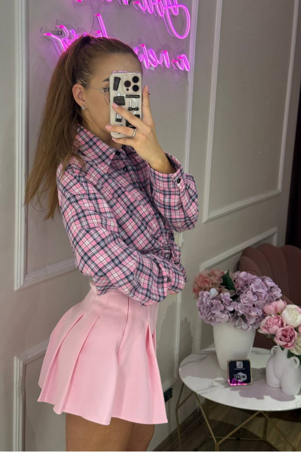 Спідниця-шорти рожева 