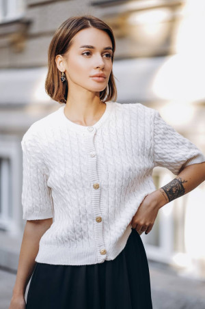 Кардиган в стилі H&M молочний