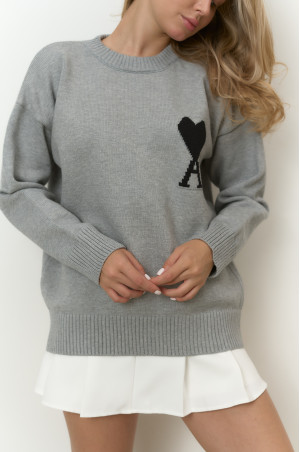 Светр Ami сірий
