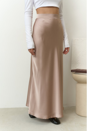 Спідниця міді бежева