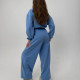 Стильний блакитний комбінезон 