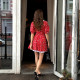 Сукня з шортиками червона 