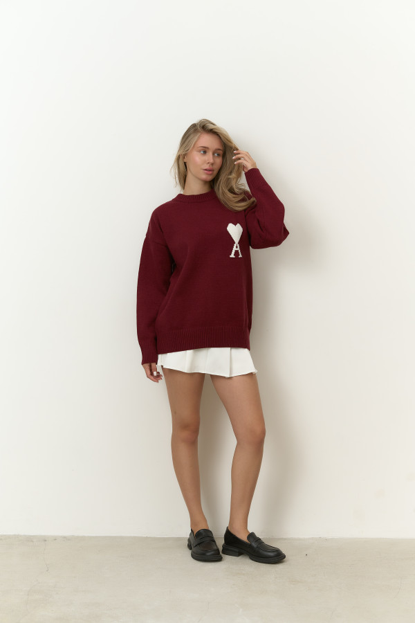 Светр Ami марсала