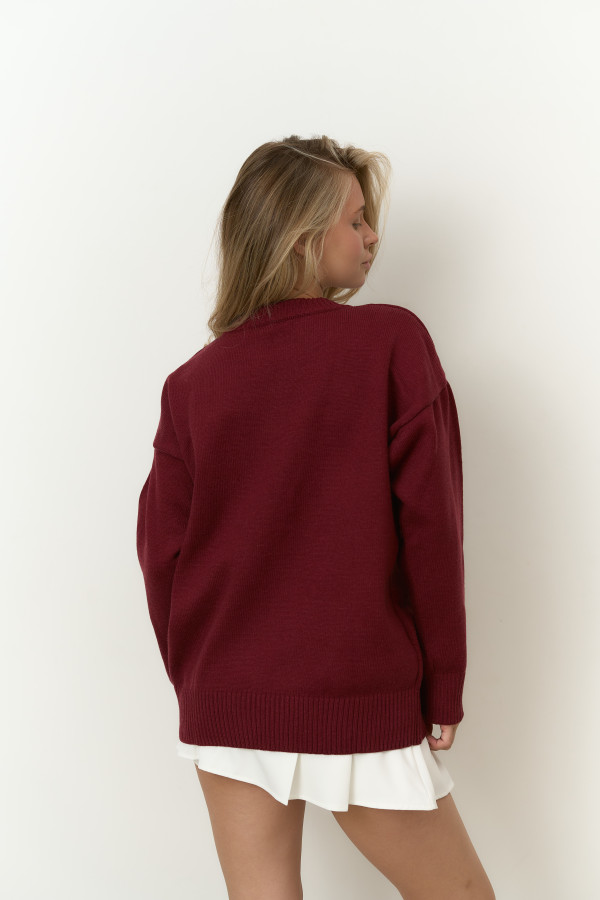 Светр Ami марсала