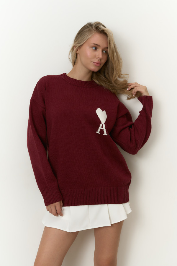 Светр Ami марсала