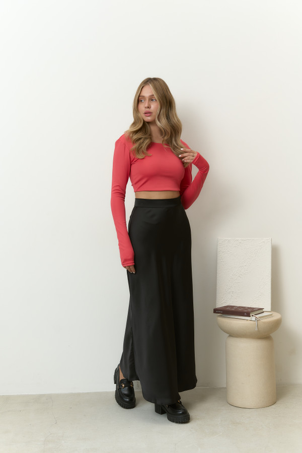 Спідниця міді чорна