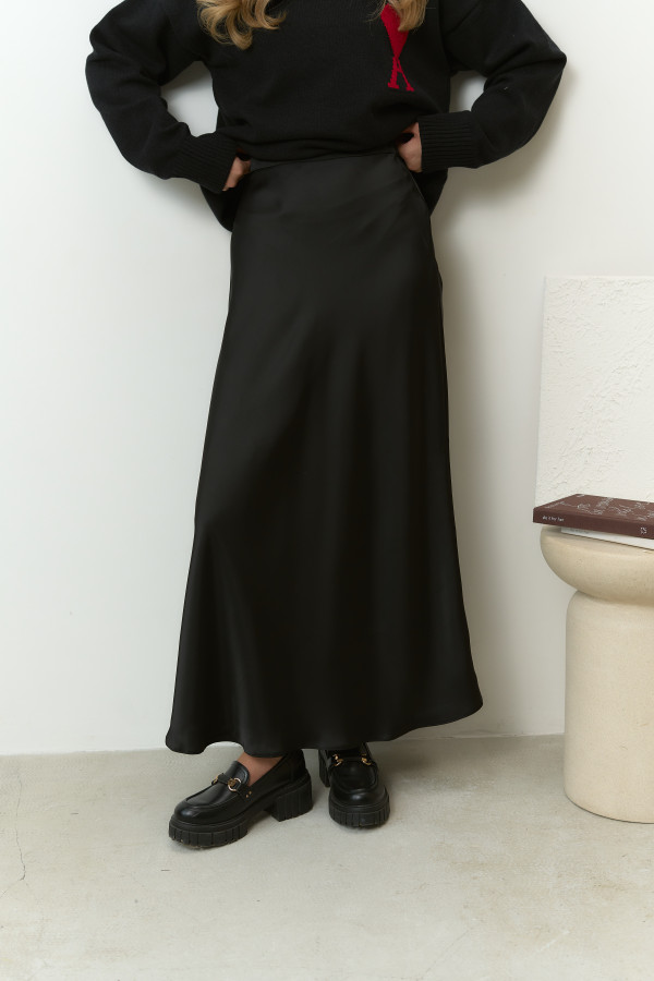 Спідниця міді чорна