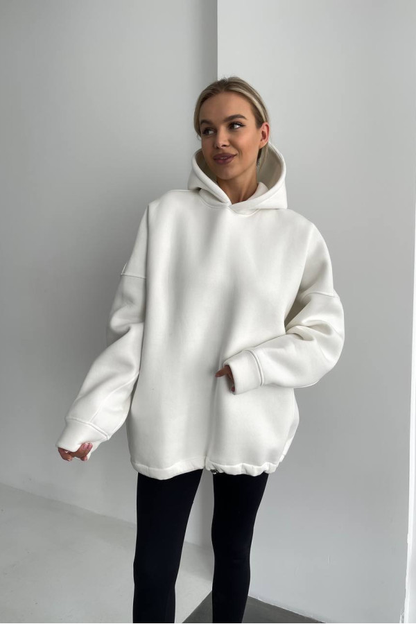 Худі базовий оверсайз молочний