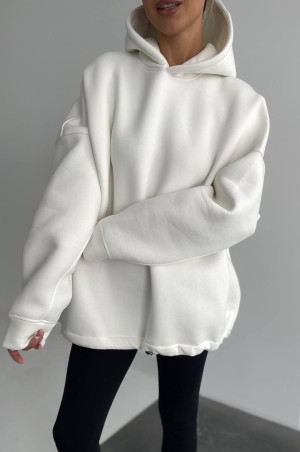 Худі базовий оверсайз молочний