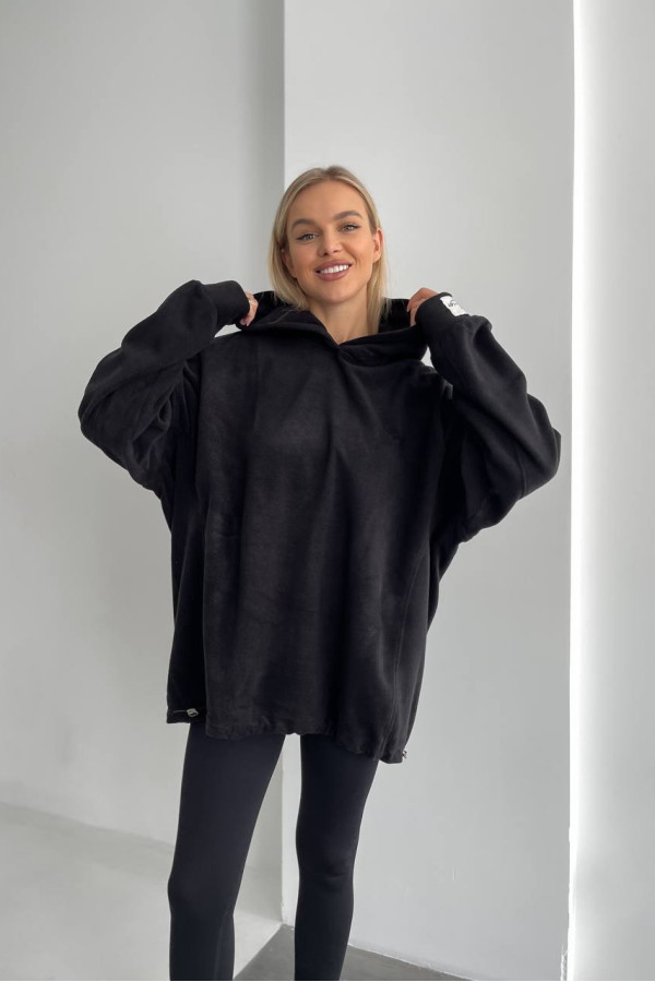 Худі unisex оверсайз чорне