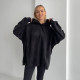 Худі unisex оверсайз чорне
