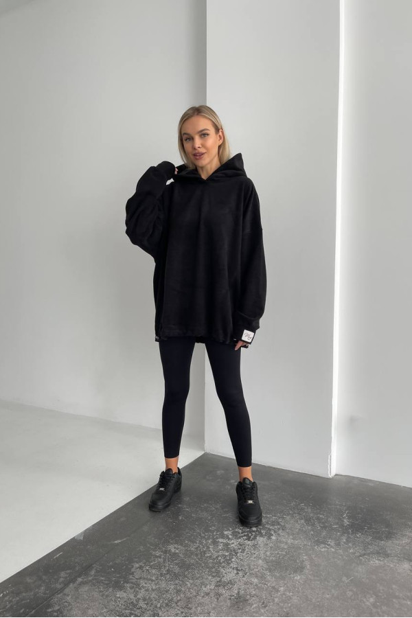 Худі unisex оверсайз чорне