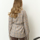 Сорочка фланелева оверсайз бежева 