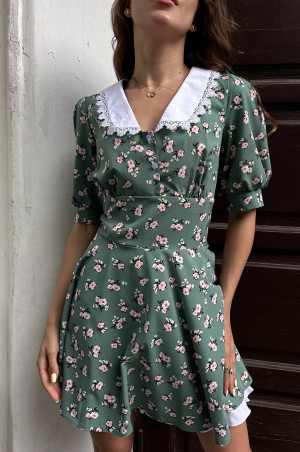 Сукня з шортиками зелена 