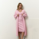 Набір з сукні та кардигану рожевий