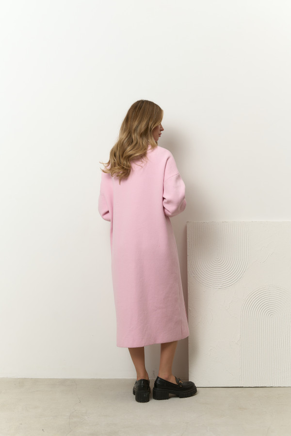 Набір з сукні та кардигану рожевий