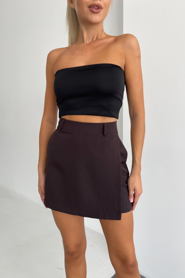 Юбка шорти  шоколадна